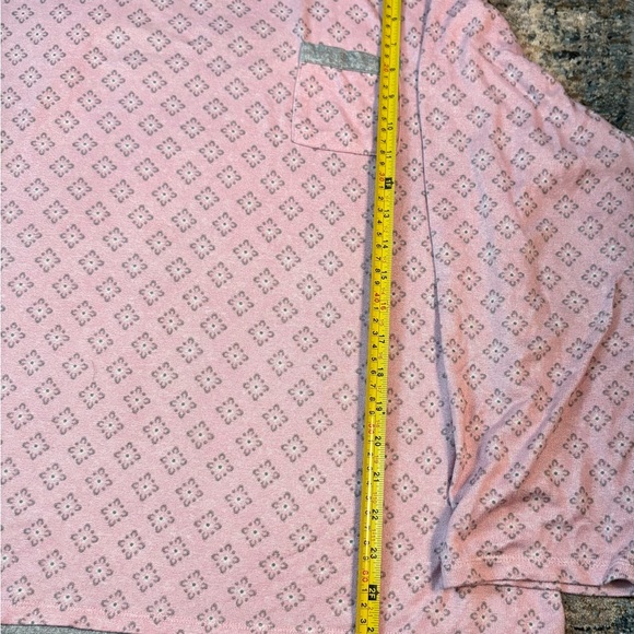 Cuddl Duds Pink and Gray Pajama Set - Picture 4 of 15